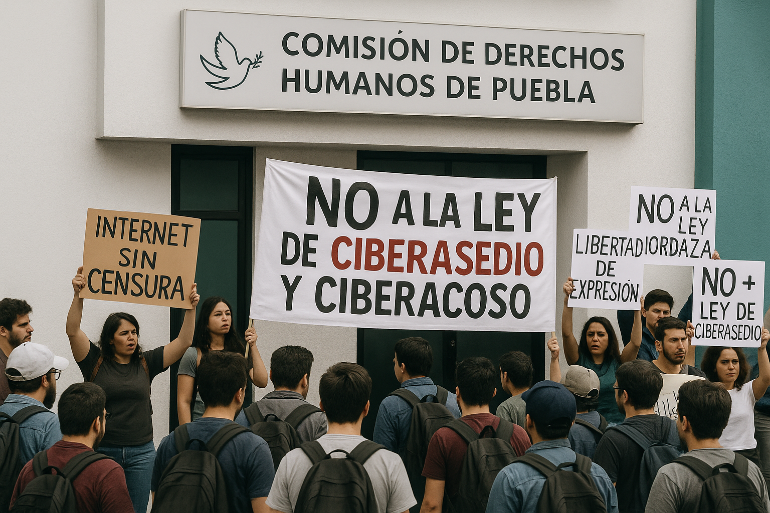 Ciudadanos se movilizan contra "Ley Censura" y defender la libertad de expresión