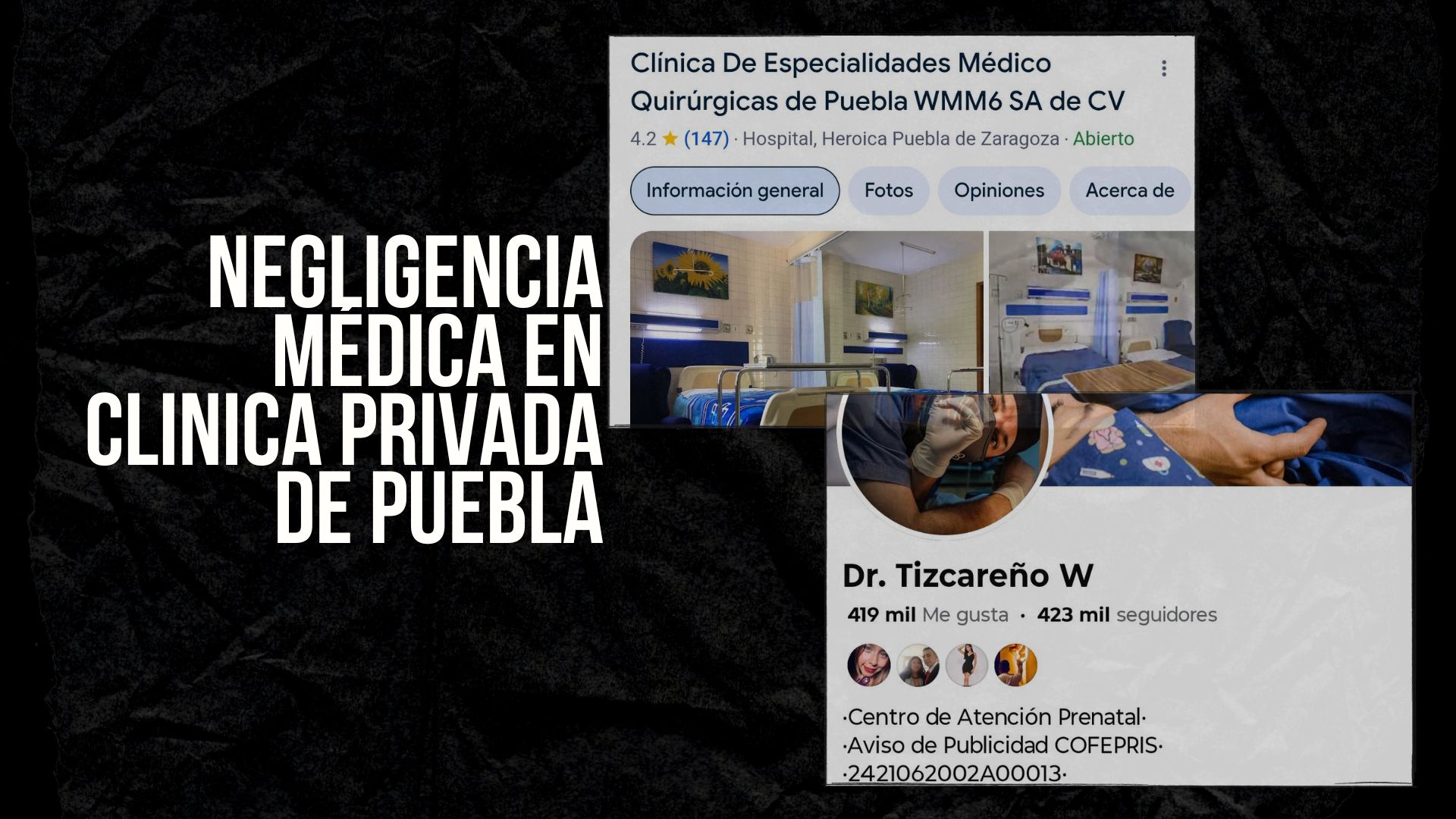 Madre denuncia negligencia médica en Clinica privadas de Puebla