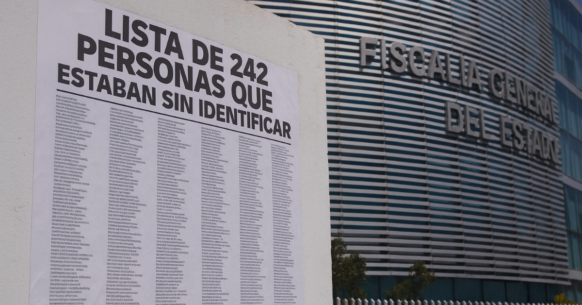 Publican lista de 242 personas que estaban sin identificar