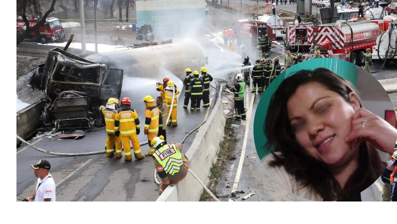 Fallece madre de cuatro hijos tras explosión de pipa de gas en Iztapalapa
