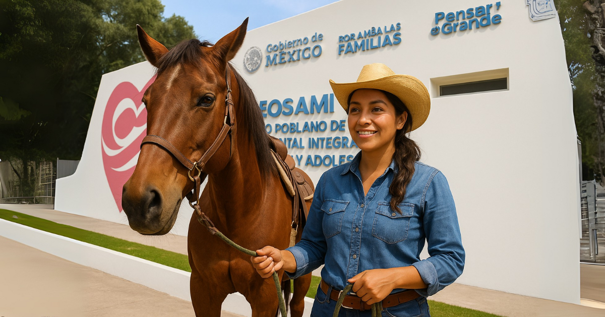 Equinoterapia gratis en Puebla: así la ofrece el Ceposami
