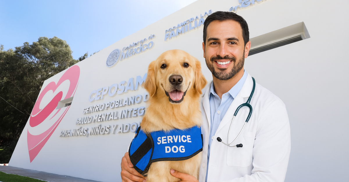Canoterapia gratis en Puebla: así funciona la terapia con perros en el Ceposami