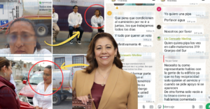 Denuncian a Laura Artemisa: usa el agua como moneda política